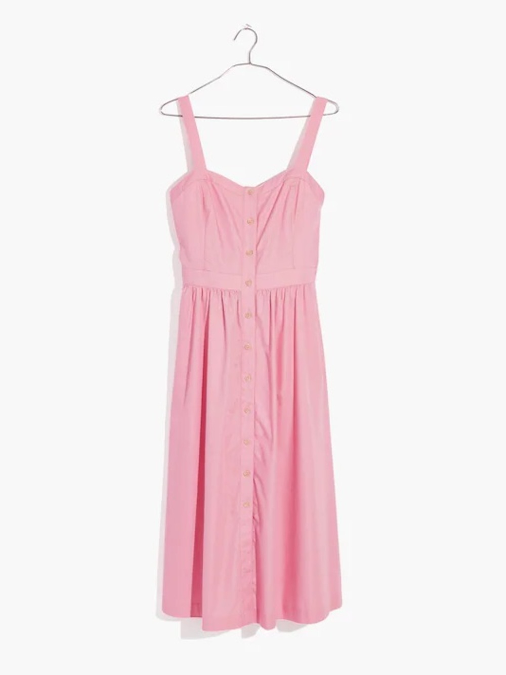 Madewell Pink Fleur Bow-Back Dress size 2